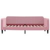 vidaXL Slaapbank met matras 80x200 cm fluweel roze
