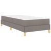 vidaXL Boxspringbed met matras Taupe 80 x 200 cm Stof