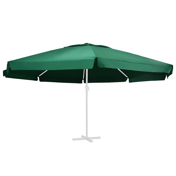 vidaXL Vervangingsdoek voor parasol 610 cm groen