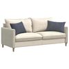 vidaXL Sofa Kussens 2 pcs Donkergrijs 60 x 40 cm Katoen Stof