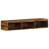 vidaXL Tv-meubel wandmontage 100x30x19 cm massief gerecycled hout