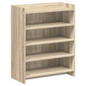 vidaXL Schoenenkast Sonoma Eiken 73,5 x 36 x 92 cm Bewerkt hout