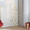vidaXL Metalen kerstboom met standaard Goud 150 cm Poedergecoat staal