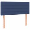 vidaXL Boxspring met matras en LED stof blauw 120x190 cm