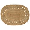 vidaXL Gebied Tapijt Naturel 100 x 152 cm Jute