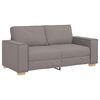 vidaXL 2-zitsbank Taupe 180x78x84 cm Stof