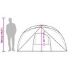 vidaXL Tent 4-persoons waterdicht grijs en oranje