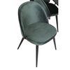 Venture Home Eetkamerstoelen 2 st Velvet fluweel zwart en groen