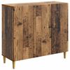 vidaXL Dressoir Oud hout 89 x 34,5 x 80 cm Bewerkt hout