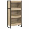 vidaXL Boekenkast 60 x 30 x 121 cm Bewerkt hout Sonoma