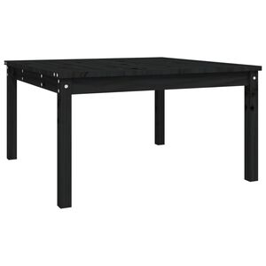 vidaXL Tuintafel 82,5x82,5x45 cm massief grenenhout zwart