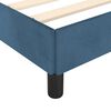 vidaXL Bedframe zonder matras 80x200 cm fluweel donkerblauw
