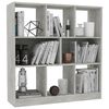 vidaXL Boekenkast 97,5x29,5x100 cm bewerkt hout betongrijs