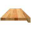 vidaXL Traptreden 2 st 110x25x2 cm massief eikenhout lichtbruin