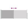 vidaXL Tuinscherm uittrekbaar 100x300 cm grijs