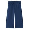 Kinderbroek met wijde pijpen 92 marineblauw