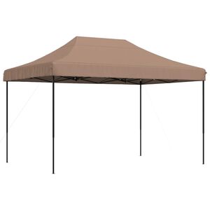 vidaXL Partytent inklapbaar pop-up 410x279x315 cm bruin