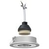 vidaXL Spotje zilver 9 x 9 x 2 cm Aluminium