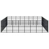 vidaXL Hondenkennel 66,36 m&sup2; staal