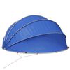 vidaXL Pooldome Blauw 430 x 430 x 210 cm 185T polyester met PU-coating