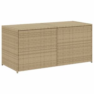 VidaXL Tuinbox 283 L poly rattan gemengd beige