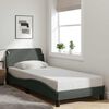 vidaXL Bedframe "Dover" 90x190 cm stof donkergrijs