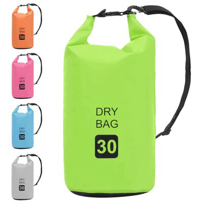 vidaXL Drybag 30 L PVC groen