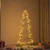vidaXL Metalen kerstboom met standaard Zwart 150 cm Staal