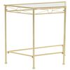 vidaXL Bijzettafel in vintage stijl 87x34x73 cm metaal goud