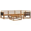 vidaXL Buiten bankenset 5 pcs Naturel Massief Acaciahout