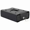 vidaXL Auto Safe met slot Zwart 22 x 16 x 7 cm Staal