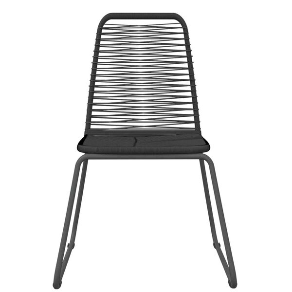 vidaXL 7-delige Tuinset zwart