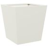 vidaXL Plantenbak 40x40x40 cm staal wit