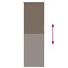 vidaXL Rolgordijn verduisterend koffie 60x175 cm stofbreedte 55,7 cm