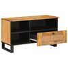 vidaXL TV-kast met lade Bruin 80 x 33 x 46 cm Massief Mango Hout