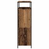 vidaXL Schoenenkast met plank Oudhout 100 x 34 x 112 cm Bewerkt hout