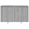 vidaXL Dressoir 120x41x75 cm bewerkt hout grijs sonoma eikenkleurig