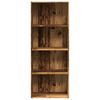 vidaXL Boekenkast 60x30x152 cm bewerkt hout oud houtkleurig