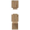 vidaXL Tv-meubelset Wandgemonteerd 6 pcs Artisan Eiken Bewerkt hout