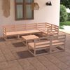 vidaXL 8-delige Loungeset massief grenenhout