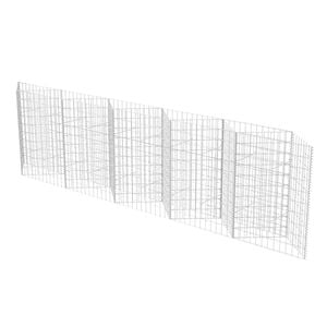 vidaXL Gabion mand 300x30x100 cm gegalvaniseerd staal
