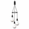 Luxform Hanglamp op batterijen Apollo met 3 peertjes LED