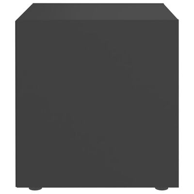 vidaXL Tv-meubelen 4 st 37x35x37 cm spaanplaat grijs
