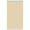 vidaXL Rolgordijn verduisterend 125x210 cm stofbreedte 121,6 cm beige