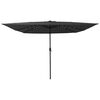 vidaXL Tuinparasol Antraciet en Zwart 295 x 295 x 245 cm