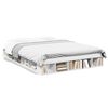 vidaXL Bedframe bewerkt hout wit 140x200 cm