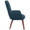 vidaXL Fauteuil Blauw 63 x 67 x 94 cm Fluweel