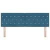 vidaXL Hoofdbord Donkerblauw 160 cm Fluweel