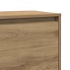 vidaXL Nachtkastje Artisan Eiken 45 x 34 x 44,5 cm Bewerkt hout