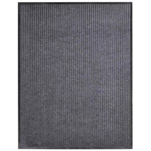 vidaXL Deurmat 117x220 cm PVC grijs